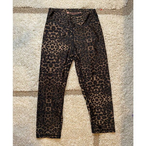 The Upside Leopard Cropped Yoga Legging